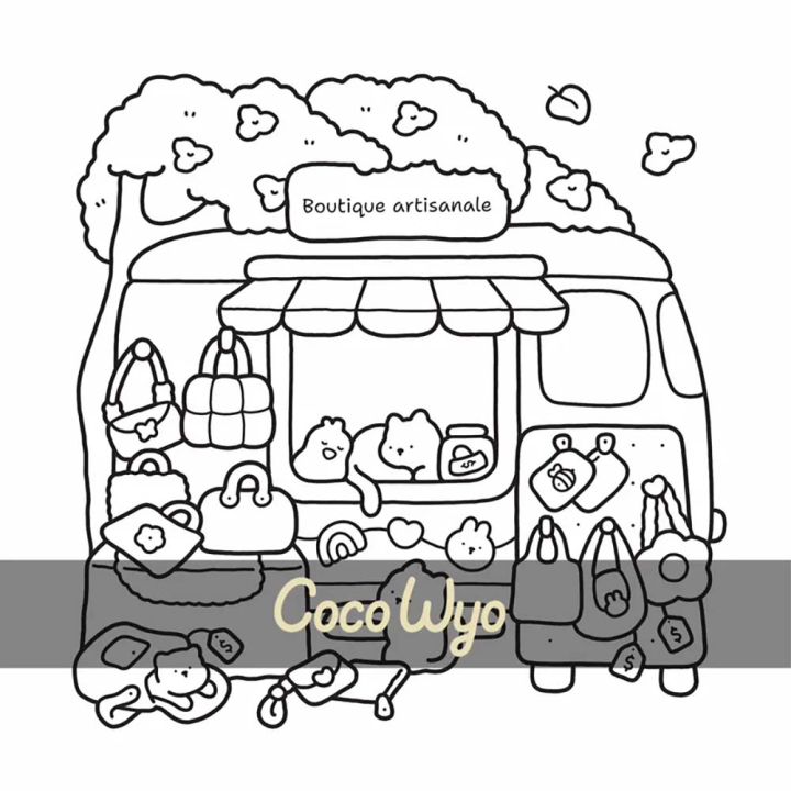 Coloriage Cosy colo Mon petit monde cosy - Dessain et Tolra - Rougier et Plé