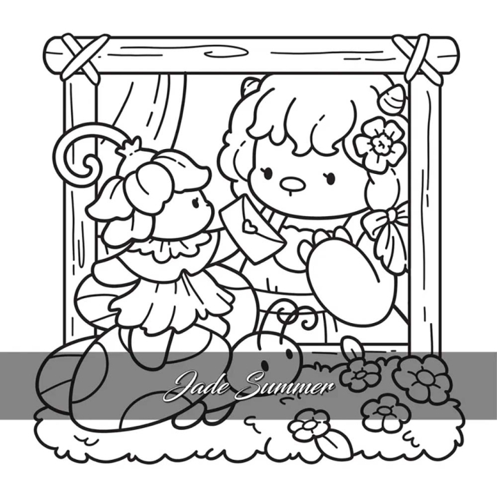 Coloriage Cosy colo Cosy Romantasy - Dessain et Tolra - Rougier et Plé