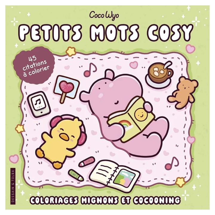 Coloriage Cosy colo Petits mots cosy - Dessain et Tolra - Rougier et Plé