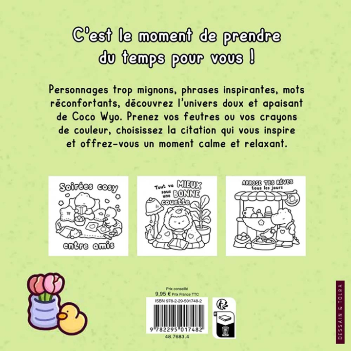 Coloriage Cosy colo Petits mots cosy - Dessain et Tolra - Rougier et Plé