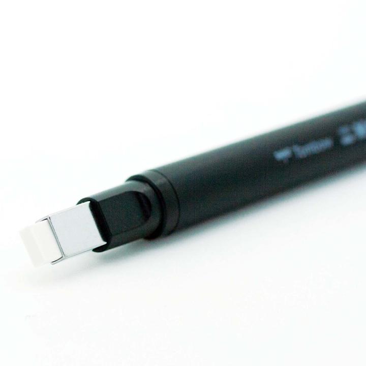 Stylo gomme MONO Zero noir pointe rectangulaire - Tombow - Rougier et Plé