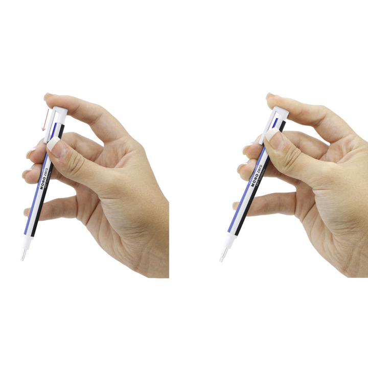 Stylo gomme MONO Zero pointe ronde + Recharge - Tombow - Rougier et Plé