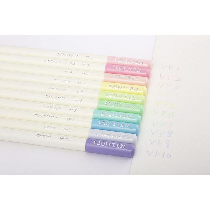 Crayon de couleur Irojiten set 8 - 10 pcs - Tombow - Rougier et Plé