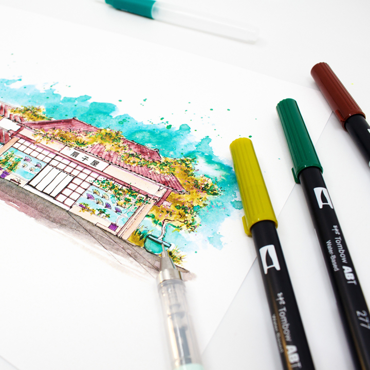 Set Urban Sketching Japan Edition - Tombow - Rougier et Plé