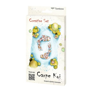 Creative Set aquarelle Carpe Koi - Tombow - Rougier et Plé