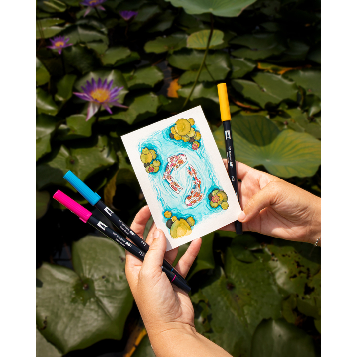 Creative Set aquarelle Carpe Koi - Tombow - Rougier et Plé