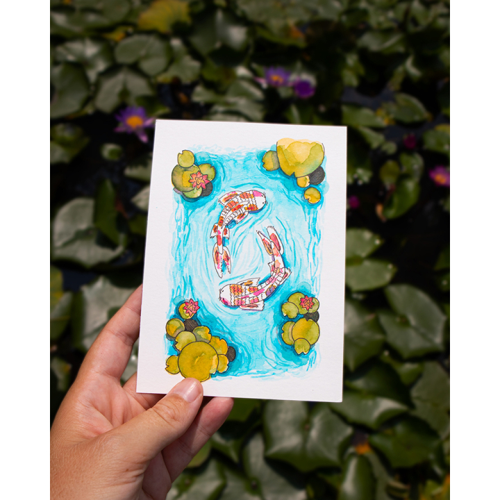 Creative Set aquarelle Carpe Koi - Tombow - Rougier et Plé