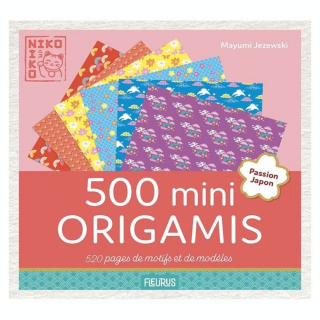 Livre 500 mini origamis Niko-Niko Passion japon - Fleurus - Rougier et Plé