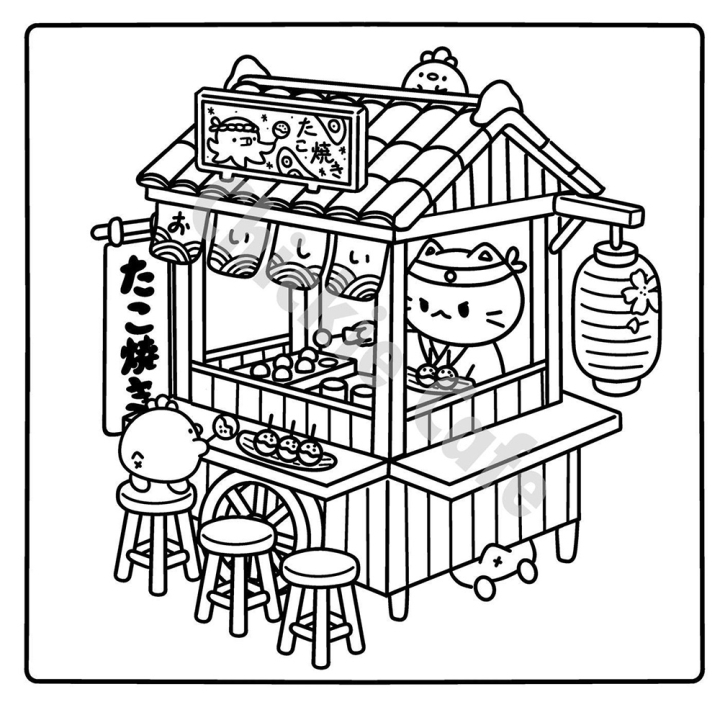 Cozy colo Japon kawaï - Hachette - Rougier et Plé