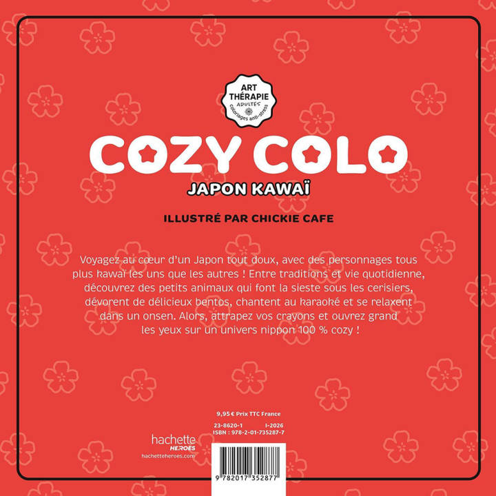Cozy colo Japon kawaï - Hachette - Rougier et Plé
