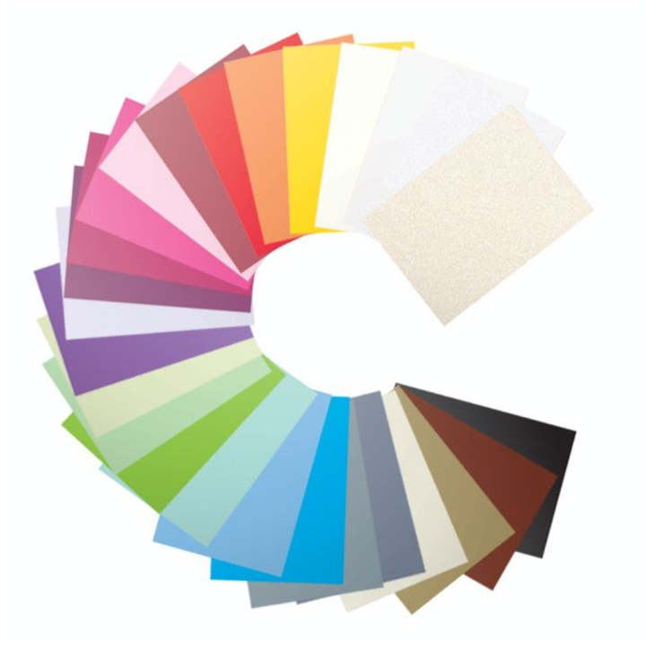 Papier faire part Pollen A4 210g par 25 couleurs variées - Clairefontaine - Rougier et Plé
