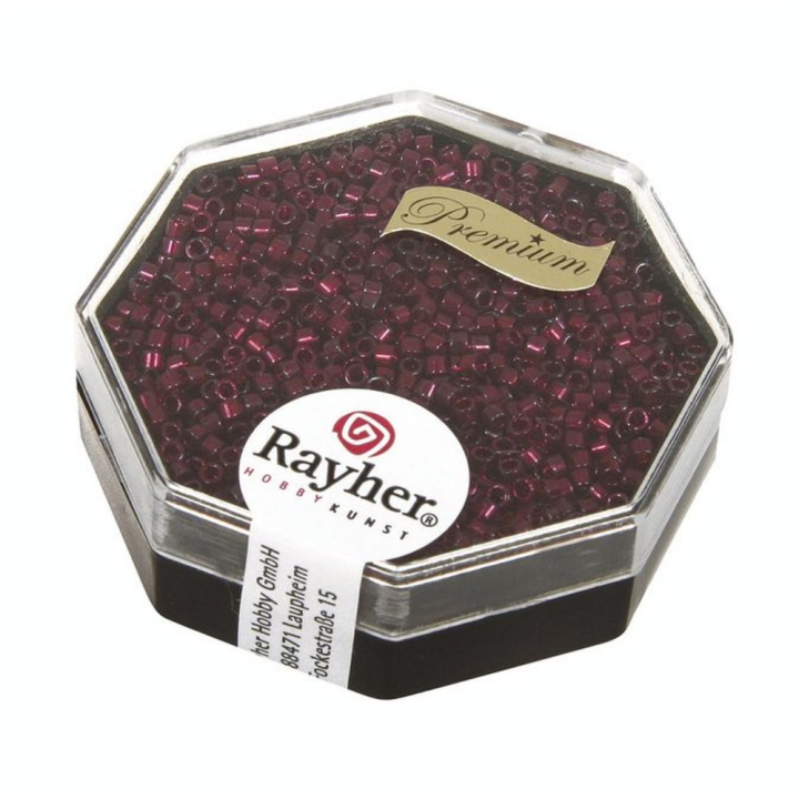 Perles de rocaille Miyuki Delica transparent rainbow 8 g - Rayher - Rougier et Plé