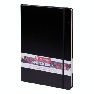 Carnet de croquis Noir 140 g/m² 80 feuilles - Talens Art Creation - Rougier et Plé