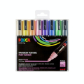 Boîte de 8 marqueurs assortis PC-5M couleurs printemps - Posca - Rougier et Plé