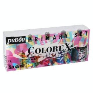 Encre aquarelle Colorex set de 5 x 45ml - Pébéo - Rougier et Plé