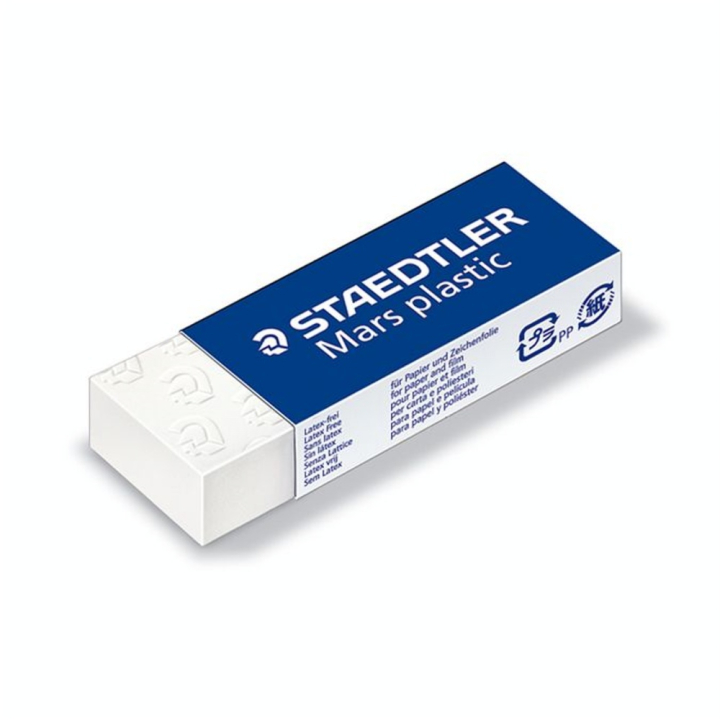 Gomme blanche Mars plastic 65 x 23 x 13mm - Staedtler - Rougier et Plé