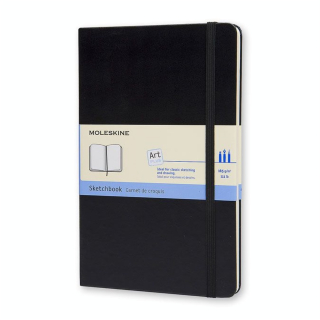 Carnet de Croquis 13 x 21 noir - Moleskine - Rougier et Plé