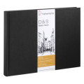 Livre à croquis format paysage couverture noire 140g/m² - Hahnemühle - Rougier et Plé