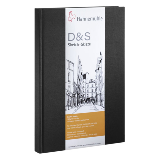 Livre à croquis format portrait couverture noire 140g/m² - Hahnemühle - Rougier et Plé