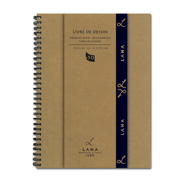 Carnet de croquis à spirale 150 g/m² - Hahnemühle - Rougier et Plé