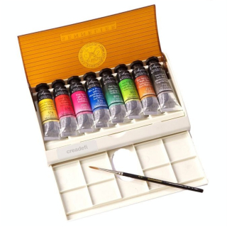 Boite en métal 8 tubes d'aquarelle extra-fine 10 ml - Sennelier - Rougier et Plé