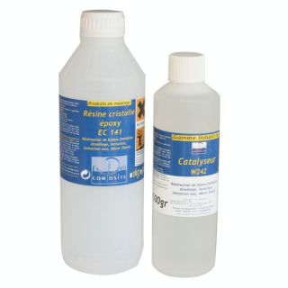 Résine époxy cristalle EC 141 1,5 kg - Esprit Composite - Rougier et Plé