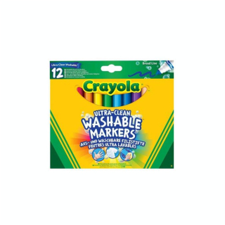 Feutre Ultra Lavable pochette de 8 couleurs - Crayola - Rougier et Plé
