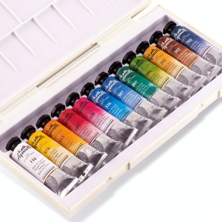 Aquarelle fine boite de 12 tubes - Sennelier - Rougier et Plé