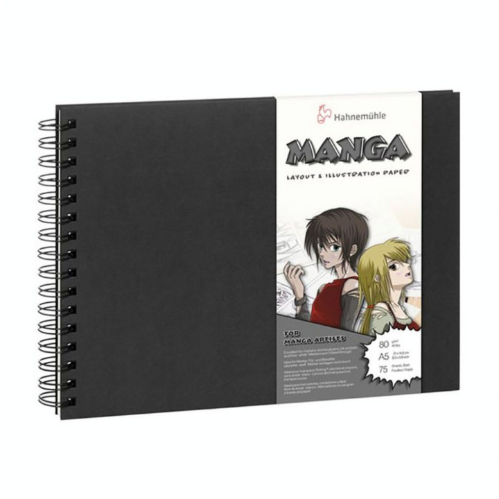 Carnet Layout couverture rigide - 80 g/m² - 75 feuilles - Hahnemühle - Rougier et Plé