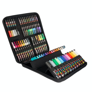 Mallette de marqueur 60 Feutres assortis - Posca - Rougier et Plé