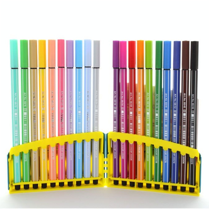 Feutre Pen 68 Boite Colorparade de 20 dont 10 pastels - STABILO - Rougier et Plé