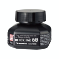Encre japonaise Noire Black Séchage rapide 60 ml - Kuretake - Rougier et Plé