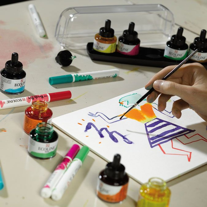 Encre Aquarelle 30 ml - Ecoline - Rougier et Plé
