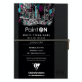 Carnet Paint'On papier Noir 250 g/m² A5 32 F - Clairefontaine - Rougier et Plé