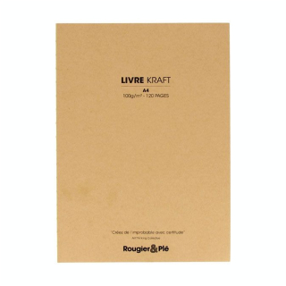 Livre papier Kraft 100 g/m² 120 feuilles - Rougier&Plé - Rougier et Plé