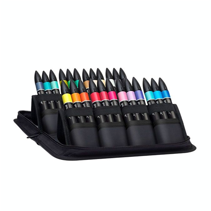 Marqueur Promarker Trousse Arts et Illustration 24 pcs - Winsor & Newton - Rougier et Plé