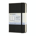 Carnet aquarelle Art 9 x 14 cm 200 g/m² - Moleskine - Rougier et Plé