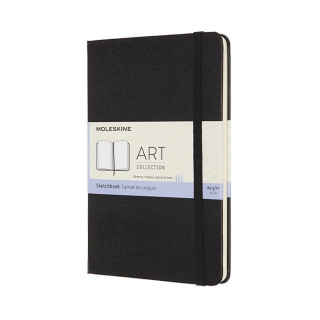 Carnet de croquis Art 11,5 x 17,5 cm Noir - Moleskine - Rougier et Plé