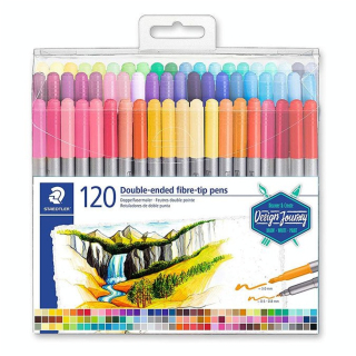 Feutre double pointe Twin-tip 120 pcs - Staedtler - Rougier et Plé