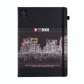 Carnet de dessin Sketch Note Book papier Noir 140 g/m² 80 F - Sakura - Rougier et Plé