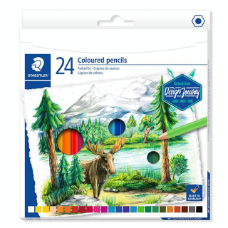Crayon de couleur Design Journey étui de 24 pcs - Staedtler - Rougier et Plé