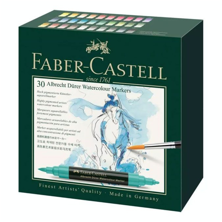 Marqueur aquarellable Albrecht Dürer Set 30 feutres - Faber-Castell - Rougier et Plé