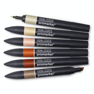 Marqueur Promarker Set Terreux - Winsor & Newton - Rougier et Plé