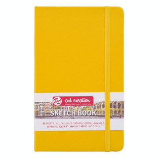Carnet de croquis Jaune d'or 140 g/m² 80 feuilles - Talens Art Creation - Rougier et Plé