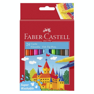 Feutre scolaire Château 24 couleurs - Faber-Castell - Rougier et Plé