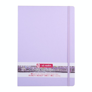 Carnet de croquis Violet pastel 140 g/m² 80 feuilles - Talens Art Creation - Rougier et Plé