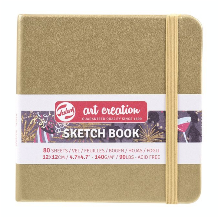 Carnet de croquis Or blanc 140 g/m² 80 feuilles - Talens Art Creation - Rougier et Plé