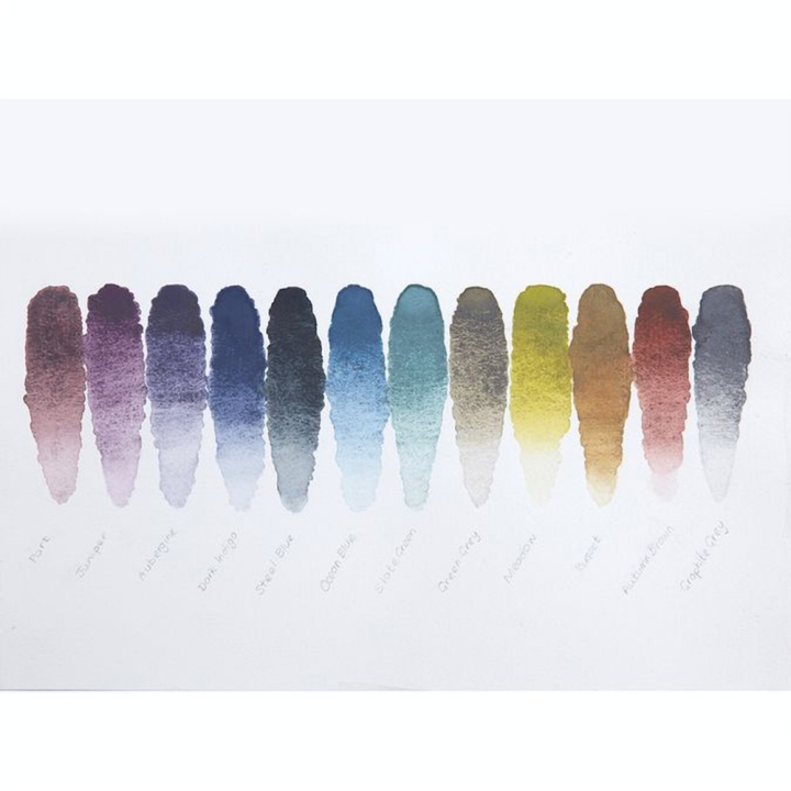 Graphite aquarellable Graphitnt 12 demi-godets - Derwent - Rougier et Plé