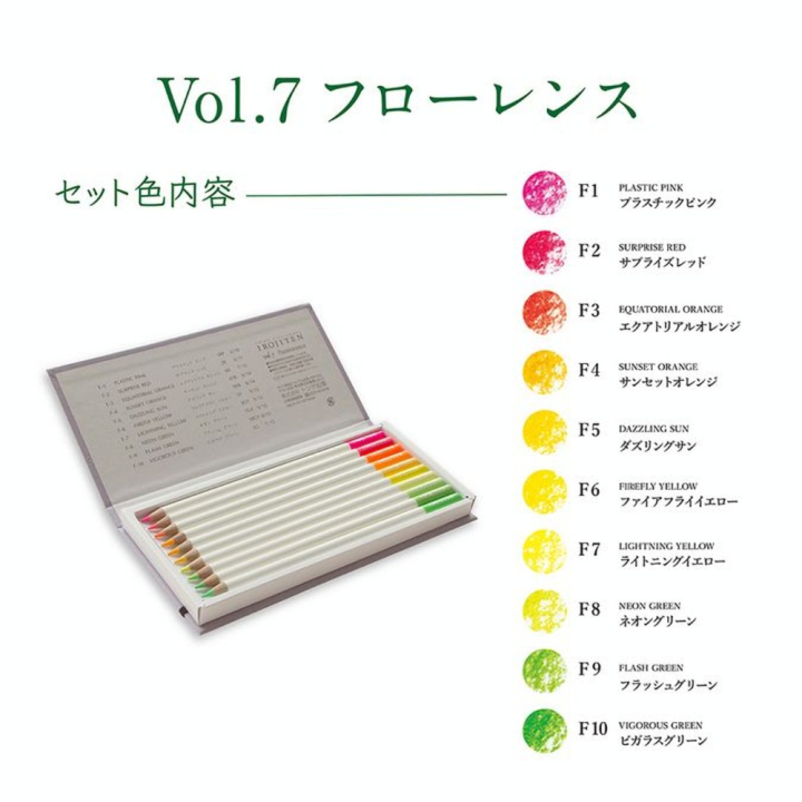 Crayon de couleur Irojiten set Seascape 30 pcs - Tombow - Rougier et Plé