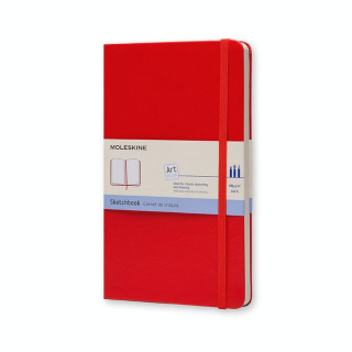 Carnet de Croquis Art 165 g/m² 13 x 21 cm Rouge écarlate - Moleskine - Rougier et Plé